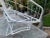 Metal Homecrest Metal Wire Glider Sofa Attributed to Homecrest For Sale - Image 7 of 9