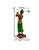 This is a large vintage sculpture of a woman golfing with a club, serving as home or store decor. This unique statue...
