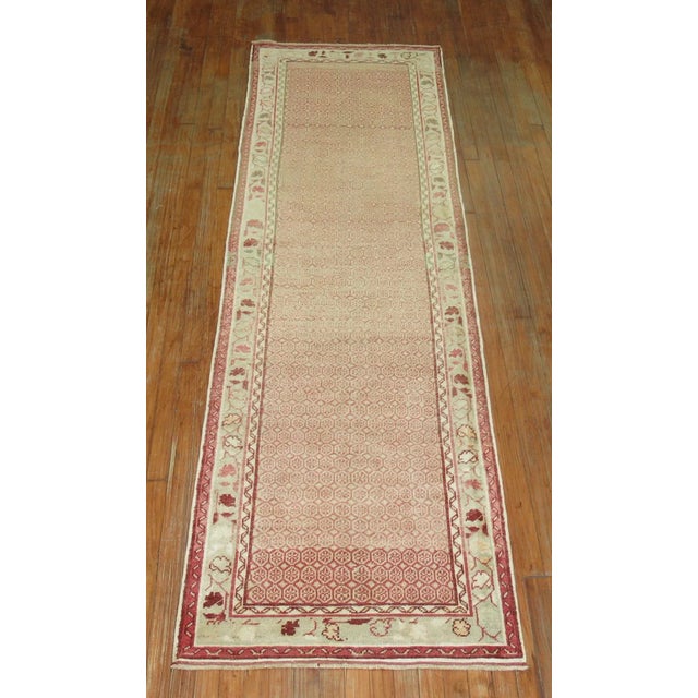 One of a kind, mid 20th-century hand-knotted Turkish anatolian runner. Professionally washed & personally vetted. Ready...
