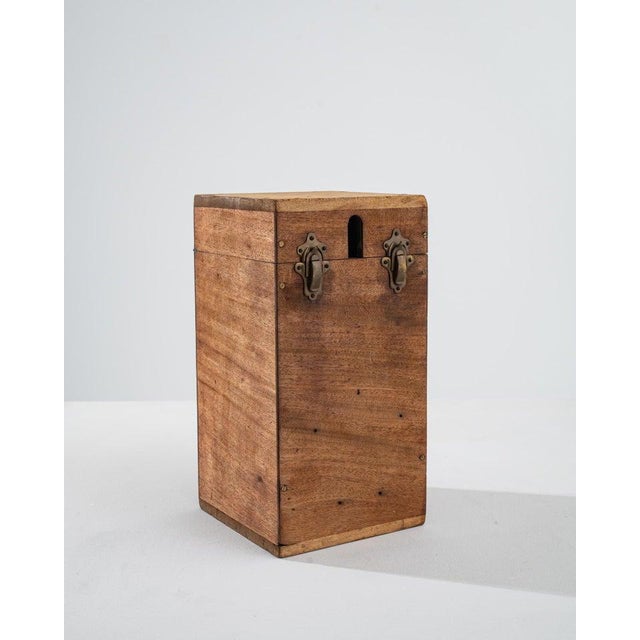 19th Century Antique French Wooden Box For Sale - Image 5 of 12