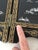 Vintage Chinese Lacquer Tabletop Folding Screen For Sale - Image 13 of 16