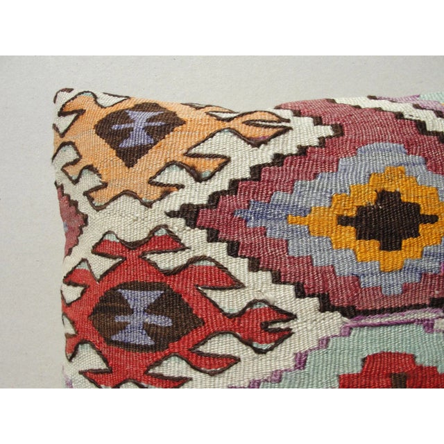 Kilim Rug Pillow For Sale - Image 5 of 11