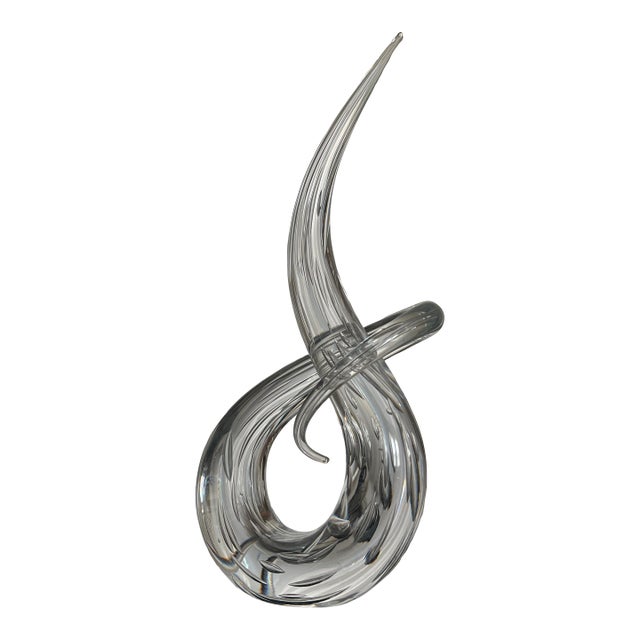 1970s Formia Murano Glass Abstract Sculpture For Sale