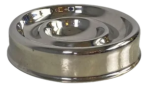 Italian Modern Chromed Steel Guadalupa Ashtray attributed to Enzo Mari for Danese, 1972