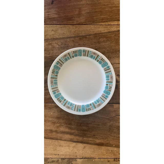 Mid Century Modern Texas Ware Dishes Atomic Design in Blues For Sale - Image 4 of 5
