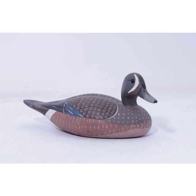 William Gable Blue Winged Drake Duck Decoy For Sale - Image 4 of 12