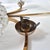 Vintage Pendant Light in Gilded Brass with Metal and Glass from Maison Arlus, 1950s For Sale - Image 12 of 17