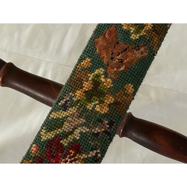 Mid 20th Century Folding Wooden Luggage Rack by Millersburg Products Co., Pa For Sale - Image 9 of 12