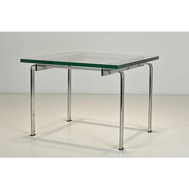 Steel and Glass Side Table by Preben Fabricius and Jørgen Kastholm for Kill International, Germany, 1968 For Sale - Image 10 of 10