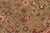 Shabby Chic Elegant Floral 1990's Pak-Persian Green/Aubergine Wool Rug - 9'1'' X 11'4'' For Sale - Image 3 of 9