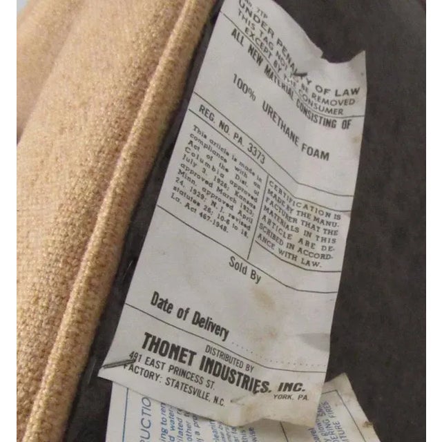 Set of Vintage Modern Mies Van Der Rohe Dining Chairs by Thonet For Sale - Image 10 of 11