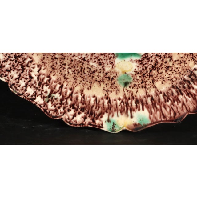 Whieldon-Type Large Creamware Pottery Tortoiseshell Platter | Chairish