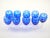 Val Saint-Lambert Val Saint Lambert Cobalt Blue Crystal Wine & Water Glasses Service for 9 People For Sale - Image 4 of 11