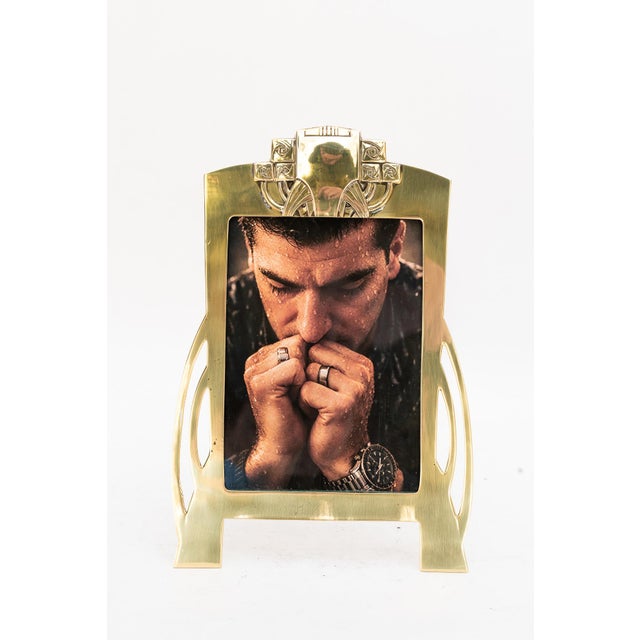 Art Nouveau Picture Frame with Glass, 1910s For Sale - Image 15 of 17