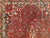 Vintage Persian Bidjar Gallery Rug, Hand-Knotted Wool, Geometric Medallion Pattern, Red & Navy, 5x9 For Sale - Image 15 of 17
