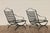 Vintage Set of Four French Wrought Iron Folding Patio Chairs by Hervé Baume | Outdoor Garden Armchairs | France 1970s For Sale - Image 13 of 18