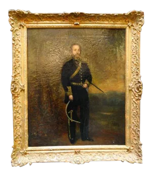 Alexander Melville Portrait of a Mexican Officer C 1865