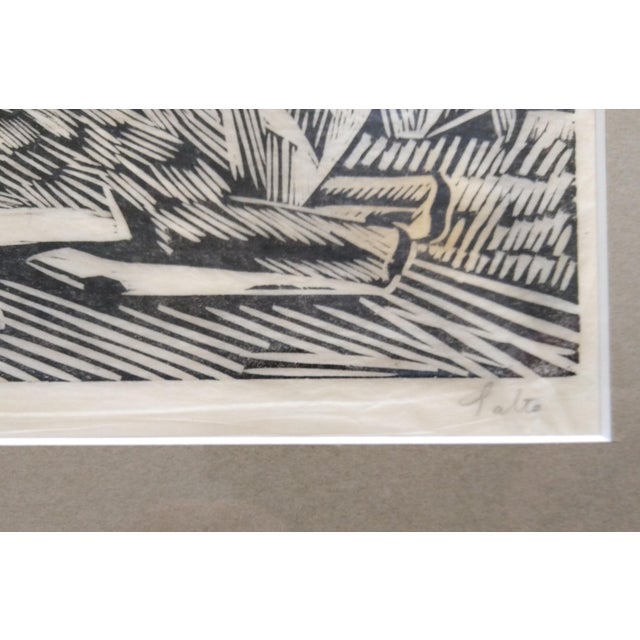 Axel Salto, Deer, Woodcut, 1933 For Sale - Image 7 of 8