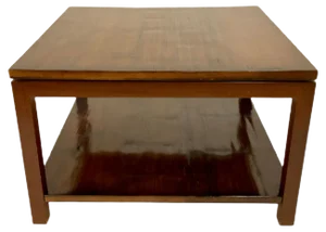 Vintage Coffee Table in Stained Bamboo