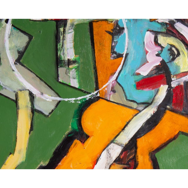 Contemporary Abstract Acrylic on Paper Painting by James L. Bruch For Sale - Image 3 of 9