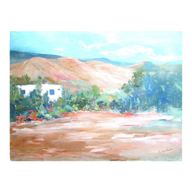 1970s Southwestern / New Mexico Landscape by b.j.. Johnston For Sale