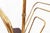 French Magazine Rack in Brass and Wood attributed to Jacques Adnet, 20th Century For Sale - Image 11 of 14