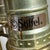 Mid-Century Modern Vintage Stiffel Brass Bouillotte 3-Light French Table Lamp Black Gold Tole Shade For Sale - Image 3 of 17