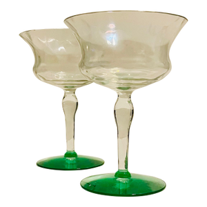 Vintage Fostoria Cocktail Glasses-a Pair