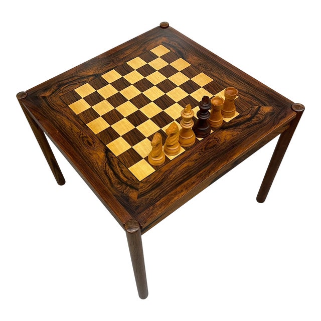 Mid Century Rosewood Game Table Chairish