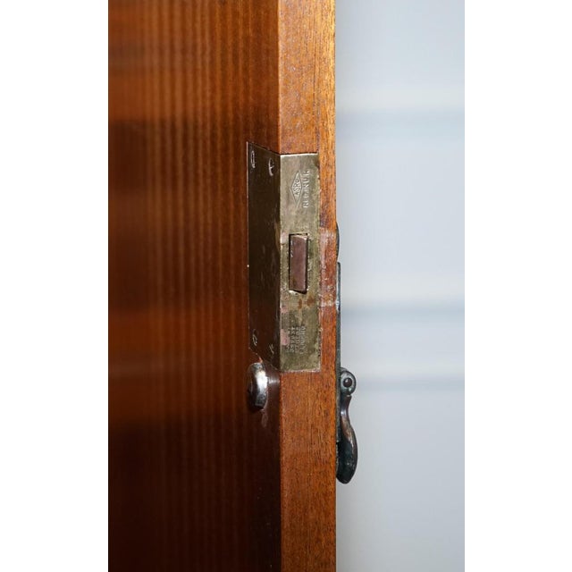 Burr Walnut Triple Wardrobe with Queen Anne Legs For Sale - Image 12 of 18