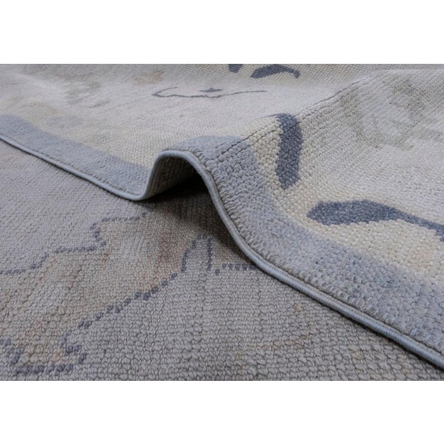 Turkish Oushak Rug 9'4" x 12'2" For Sale In Houston - Image 6 of 8