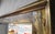 Metal Large Brass Wall Mirror With Etched Bronze by Mastercraft For Sale - Image 7 of 9