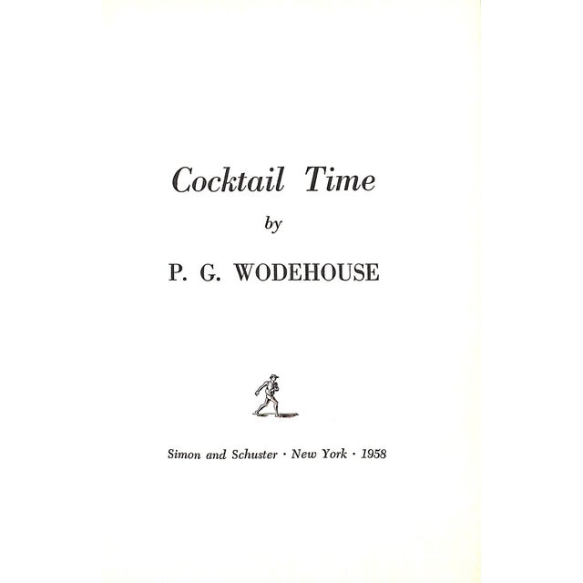 WODEHOUSE, P.G. [219] pp. Simon and Schuster 1958 Second Printing 8 1/4" x 5 5/8" Jacket design by Robert Shore Cocktail...