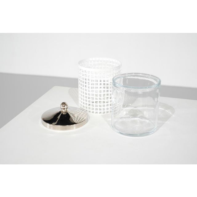 Bieffeplast Sugar Bowl by Josef Hoffmann for Bieffeplast, Italy, 1980s For Sale - Image 4 of 11