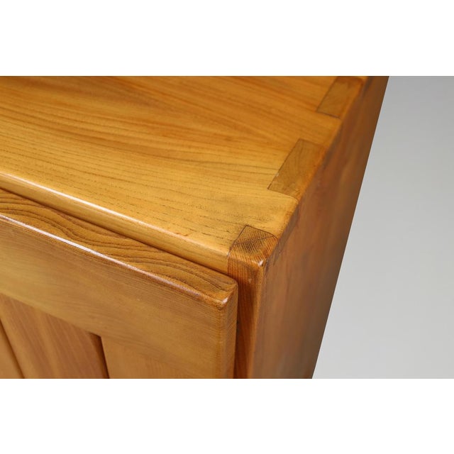 Sculptural Elm Sideboard from Maison Regain, France, 1960s For Sale - Image 10 of 18