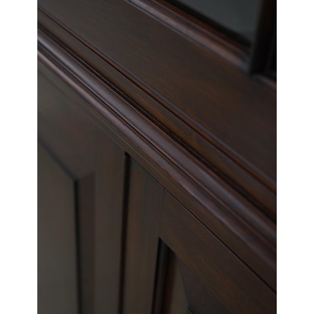 Henkel Harris Mahogany Tall Corner Cabinet For Sale - Image 14 of 18