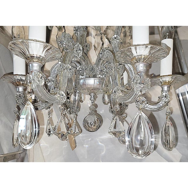 1920s Maria Theresa Crystal Chandelier For Sale - Image 16 of 17