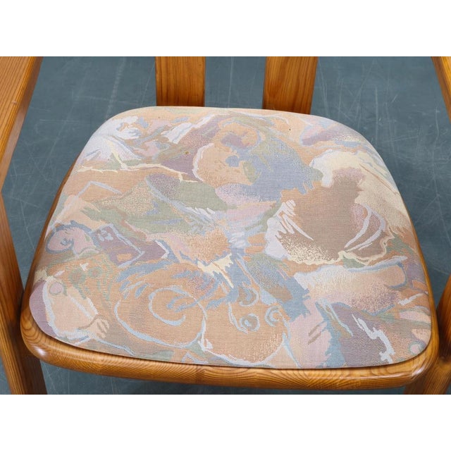 Postmodern Pine Dining Armchairs, Czech, 1970s, Set of 8 For Sale - Image 16 of 18
