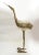 Metal Bronze Crane Life-Size Animal Sculpture Handcrafted Mid-Century Modern 1970 For Sale - Image 7 of 13