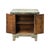 16.25" Distressed Blue Gray 2 Doors End Table Nightstand Chest For Sale - Image 4 of 9