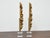 Rich in detail and decorative presence, this pair of 19th-century giltwood carvings presents a lush cascade of roses and...