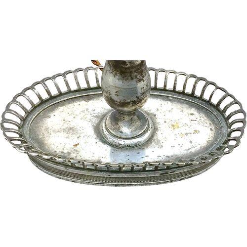 Maroon Antique Double Arm Bouillete Lamp For Sale - Image 8 of 8