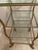 Vintage Metal Rope Twist Design Etagere With 4 Glass Shelves For Sale In Philadelphia - Image 6 of 10