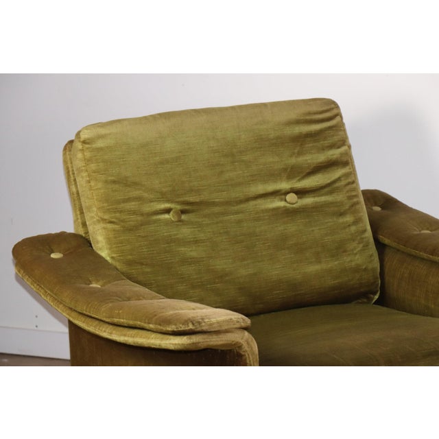 Vintage Velvet Armchairs, 1960s, Set of 2 For Sale - Image 15 of 18