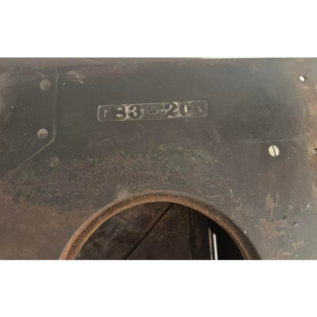 Metal 1923 Reading Stove Works Sunshine Cabinet No. 83-20 Blue-Gray Enamel Antique Range For Sale - Image 7 of 10