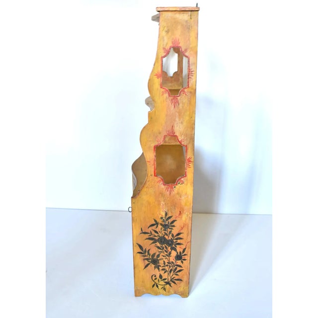 Antique 18th Century French Chinoiserie-Painted Spice Cabinet For Sale - Image 6 of 13