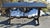 Vintage (1950's) Console / Sofa Table has a Jacobean Style. The Wood is Walnut. Stretcher Base. The Measurements: 60"L x...