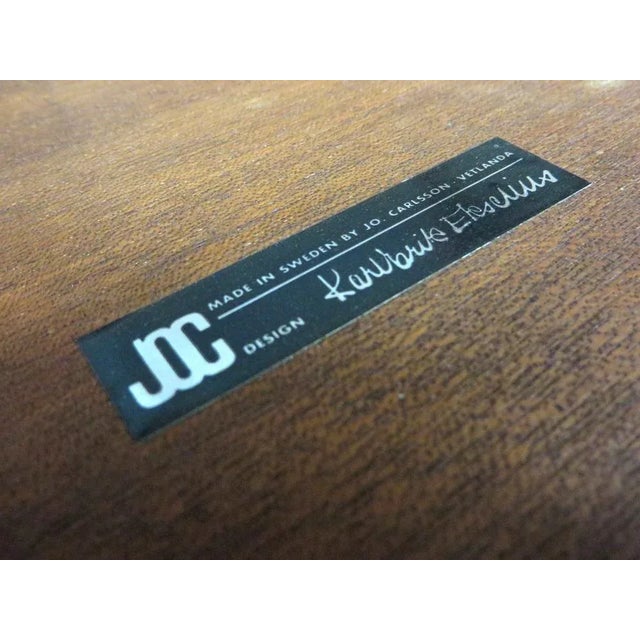 Wood Vintage Coffee Table by Karl-Erik Ekselius for Joc Vetlanda, 1960s For Sale - Image 7 of 8