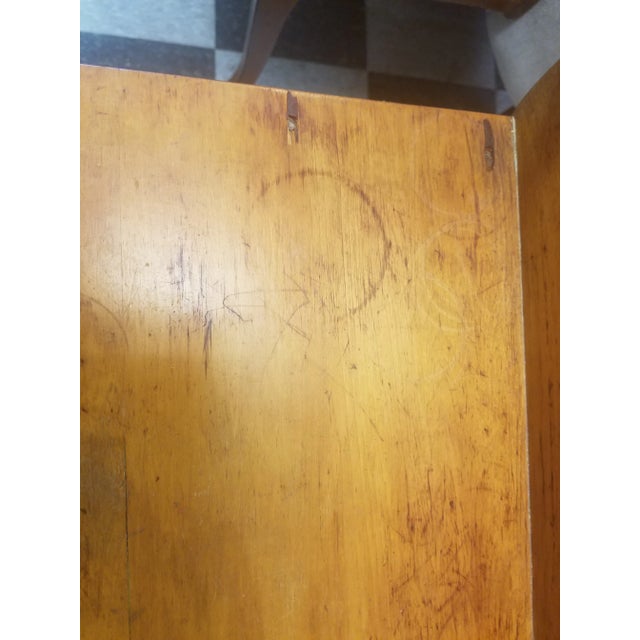 Antique American Pine End Table For Sale - Image 4 of 13