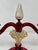 Red Vintage Murano Glass Candelabras For Sale - Image 8 of 12